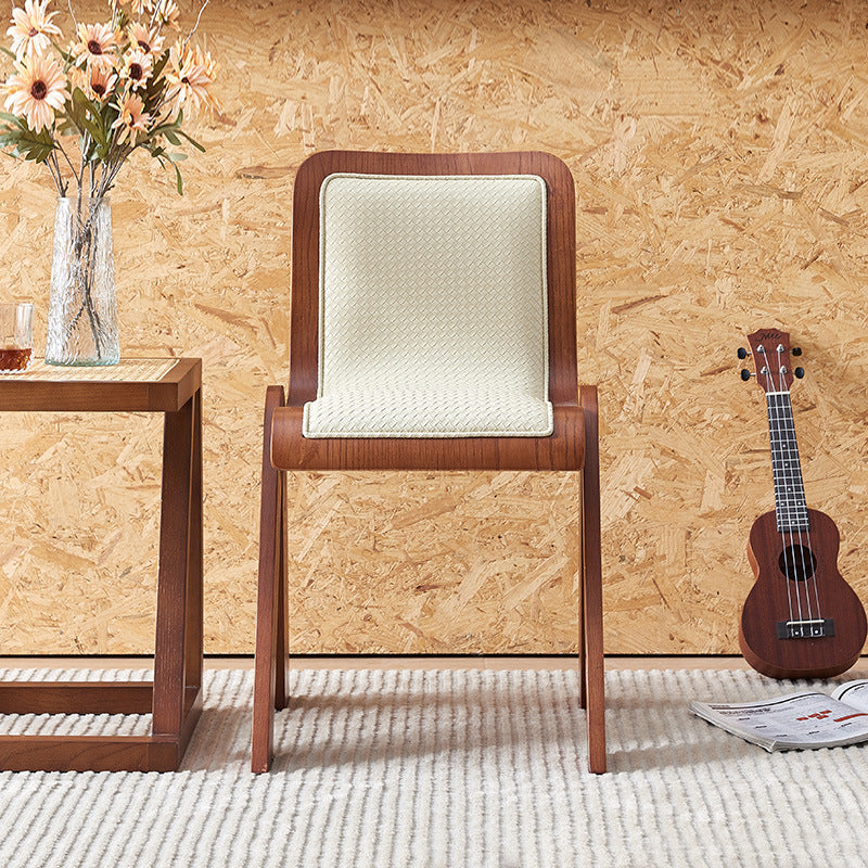 Vintage Ash Wood Rattan Dining Chair
