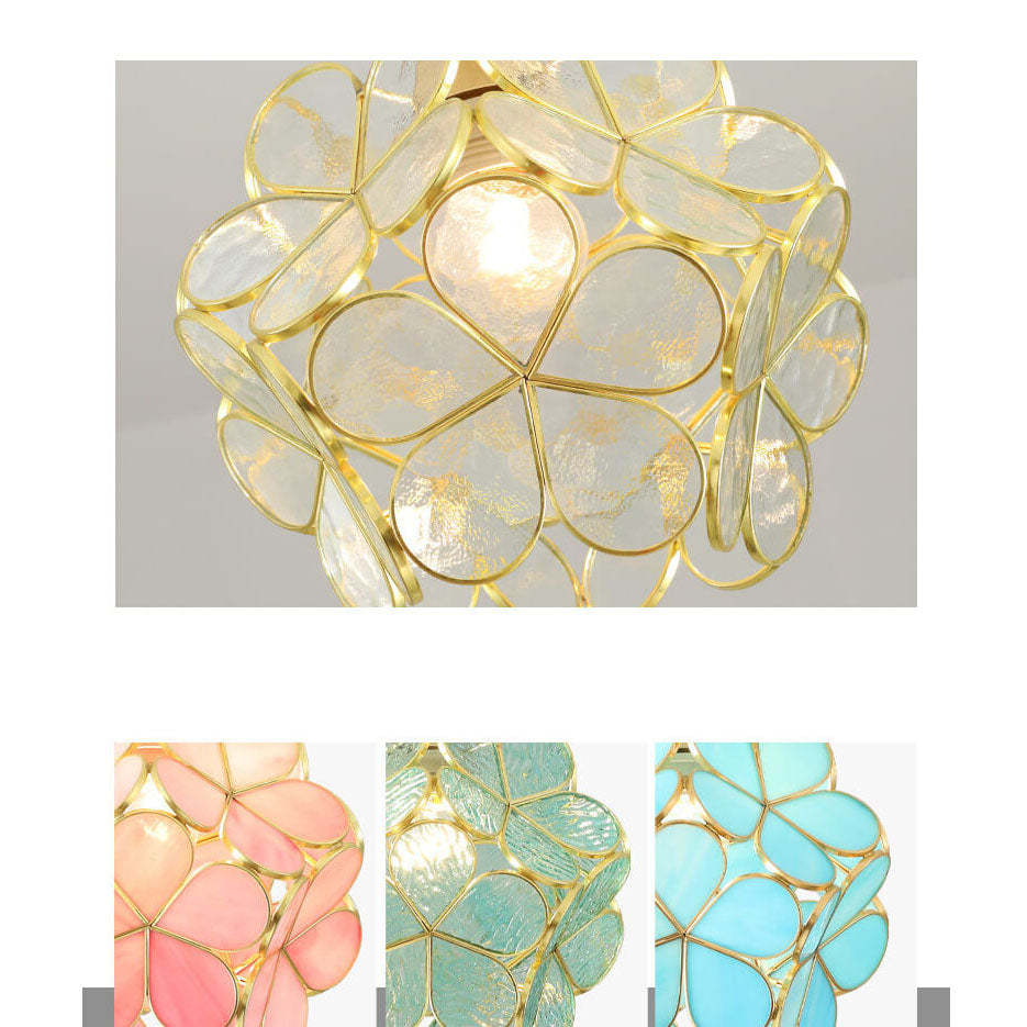 New Japanese Manual Petal Aisle Ceiling Light