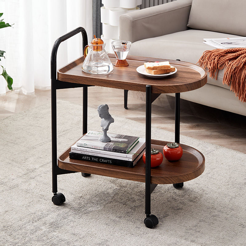 Minimalist Four-Leg Cart Metal Coffee Table