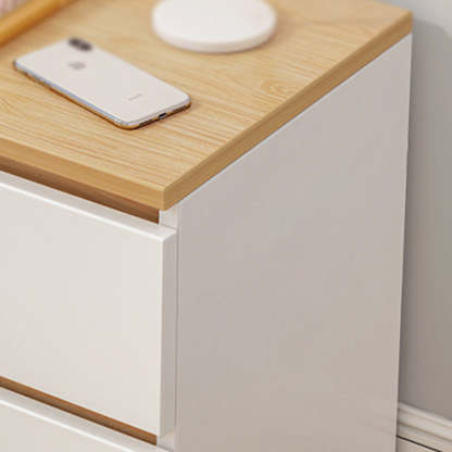 Minimalist Density Panel 2/3-Drawer Nightstand