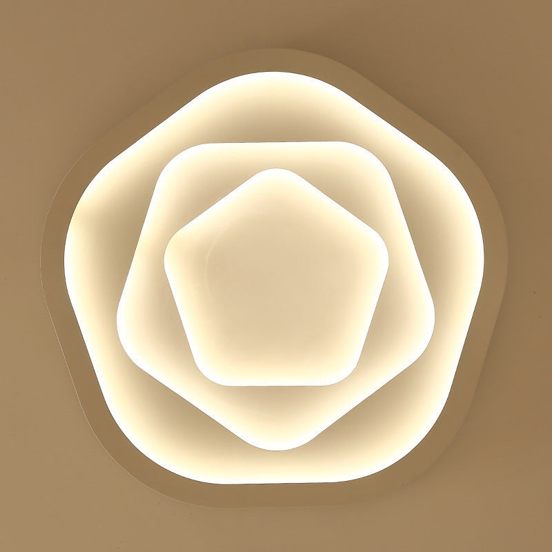 Modern Romantic Rose LED Flush Mount Light