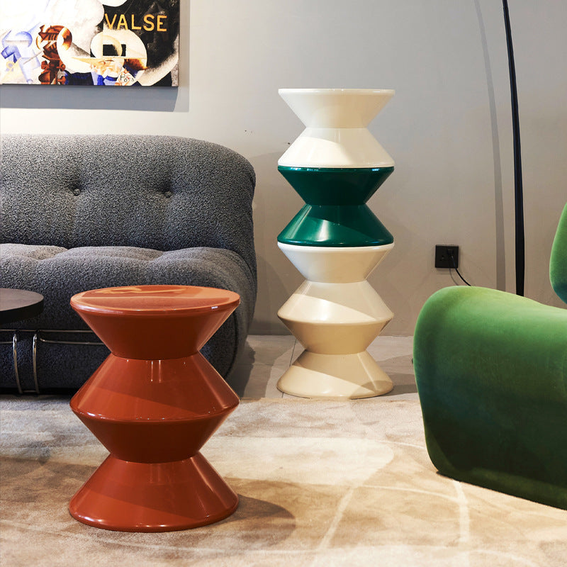 Minimalist Hourglass Plastic Chair