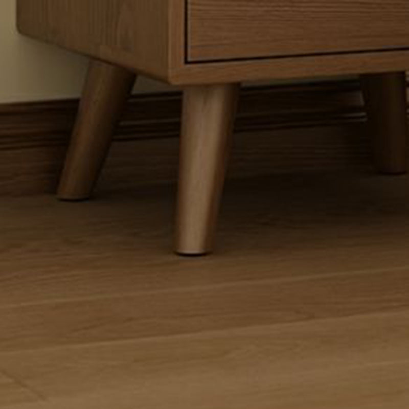 Modern Rubber Wood Bedside Nightstand