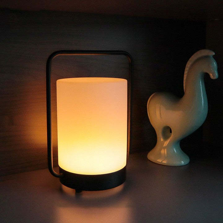 Minimalist Cylindrical Stainless Steel Light