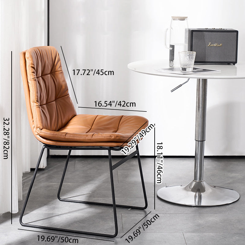 Scandinavian Iron Leather Chair