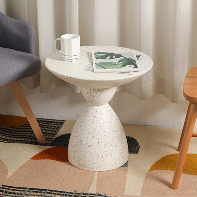 Nordic oxide magnesium beige glass end & side tables, Lighom