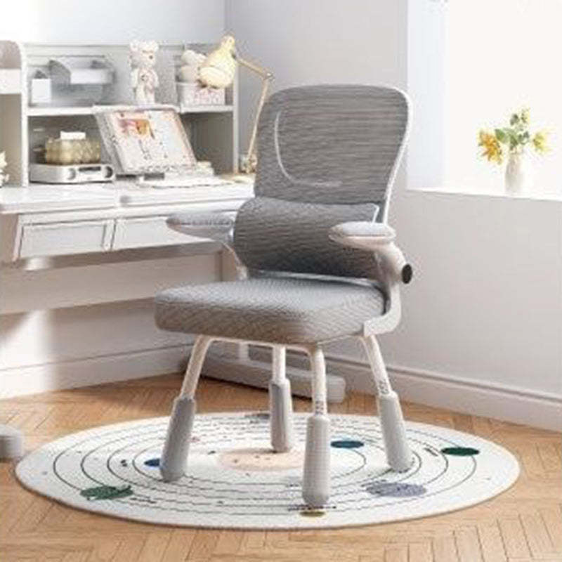 Scandinavian Mesh Steel Desk Chair — Not Swivel & Height Can Not Adjustable / Blue