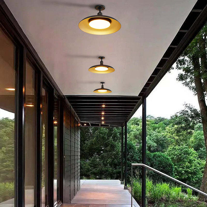 Scandinavian Carbonized Waterproof Ceiling Light
