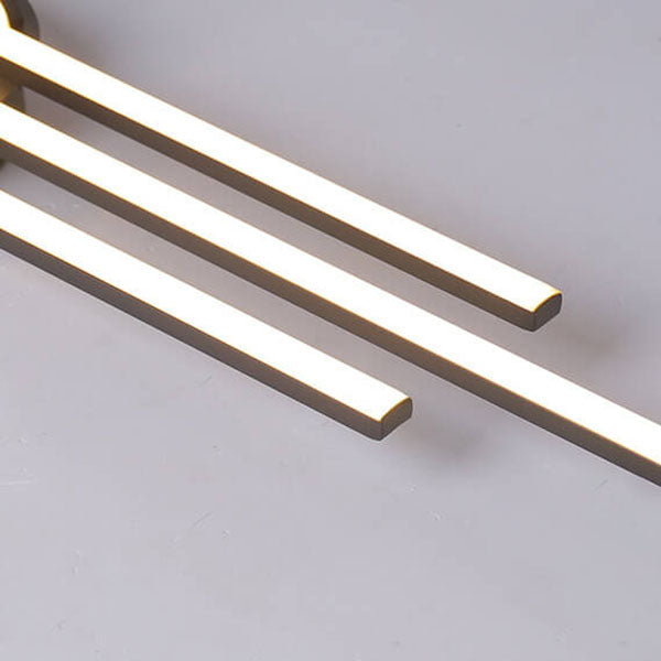 Minimalist Long LED Flush Mount Light