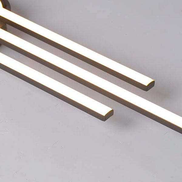 Minimalist Long LED Flush Mount Light