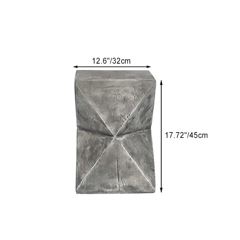 Nordic Hexagonal Magnesium Oxide End Table