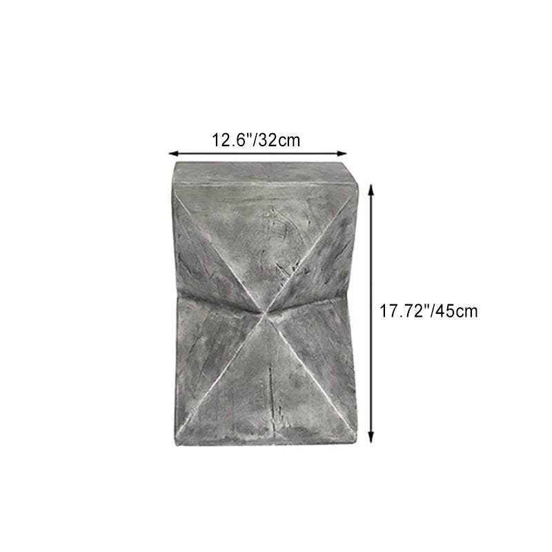 Nordic Hexagonal Magnesium Oxide End Table