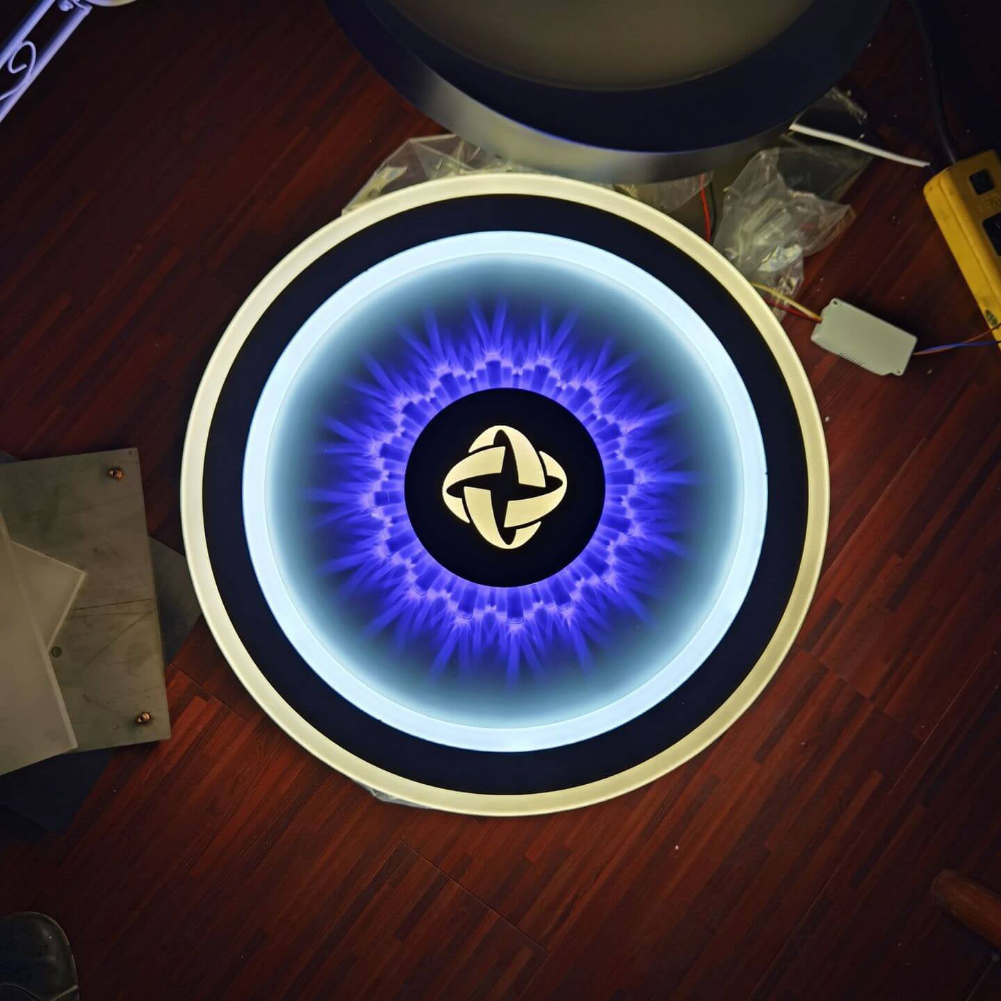 Round Acrylic LED Flush Mount Light