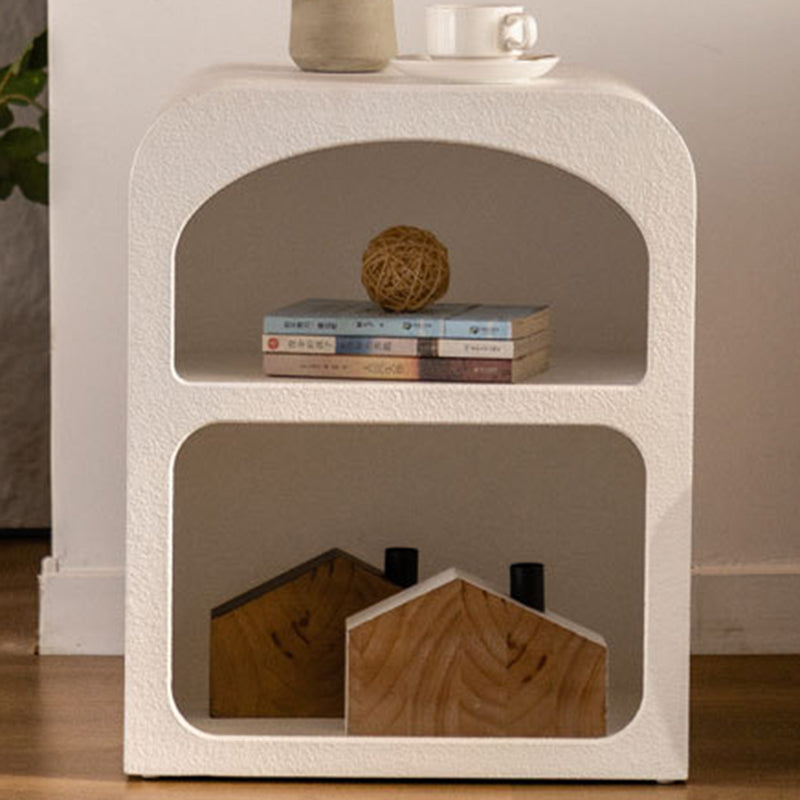 Minimalist Rounded Density Panel Nightstand