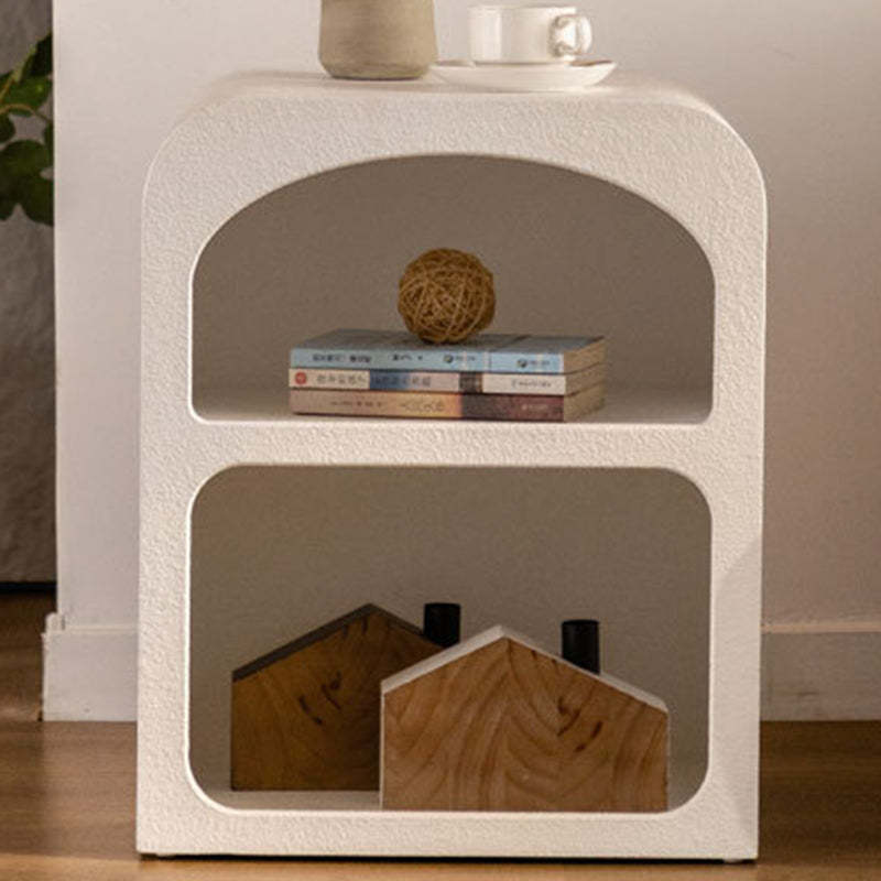Minimalist Rounded Density Panel Nightstand