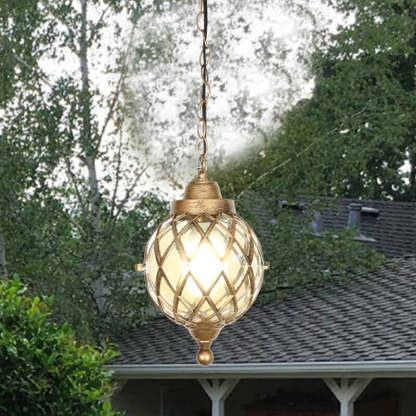 European Vintage Die-Cast Aluminum Outdoor — Bronze / 110V-120V For US/CA