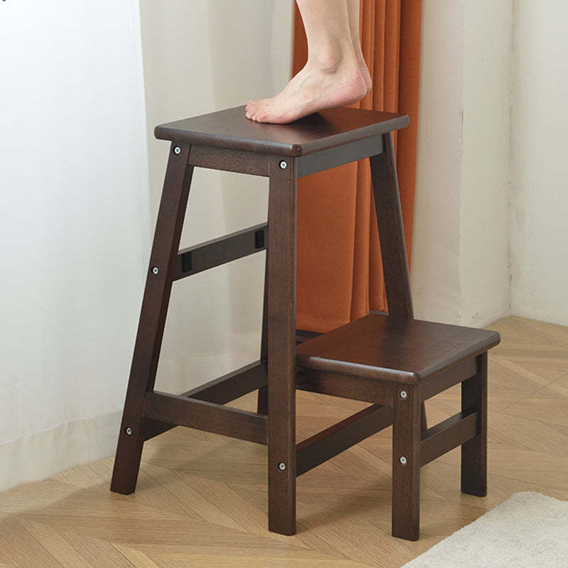 Minimalist Wooden Backless Bar Stool