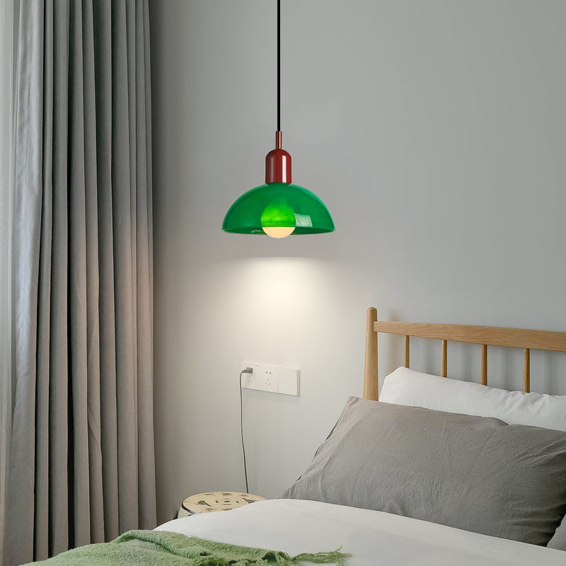 Minimalist Glass Hemisphere Pendant Light