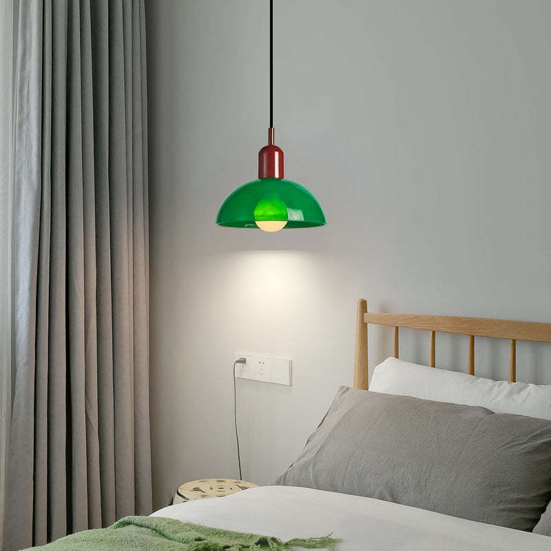 Minimalist Glass Hemisphere Pendant Light