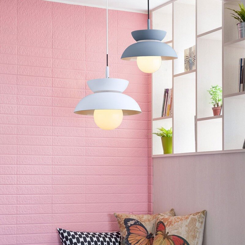 Nordic Minimalist Solid Aluminum Pendant Light