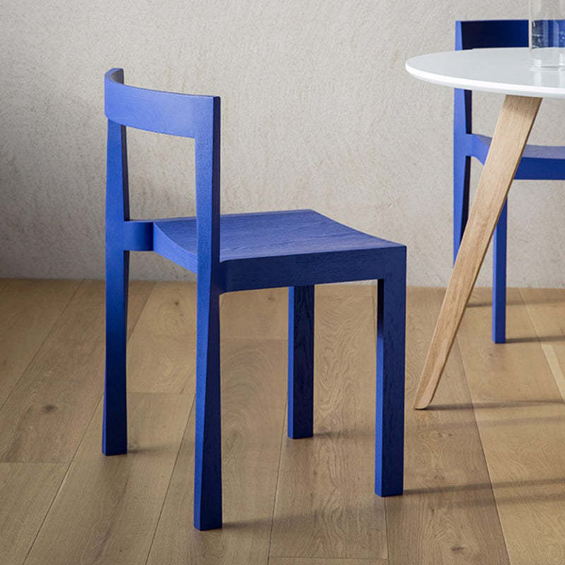 Minimalist Rectangular Wood Chair