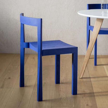 Minimalist Rectangular Wood Chair