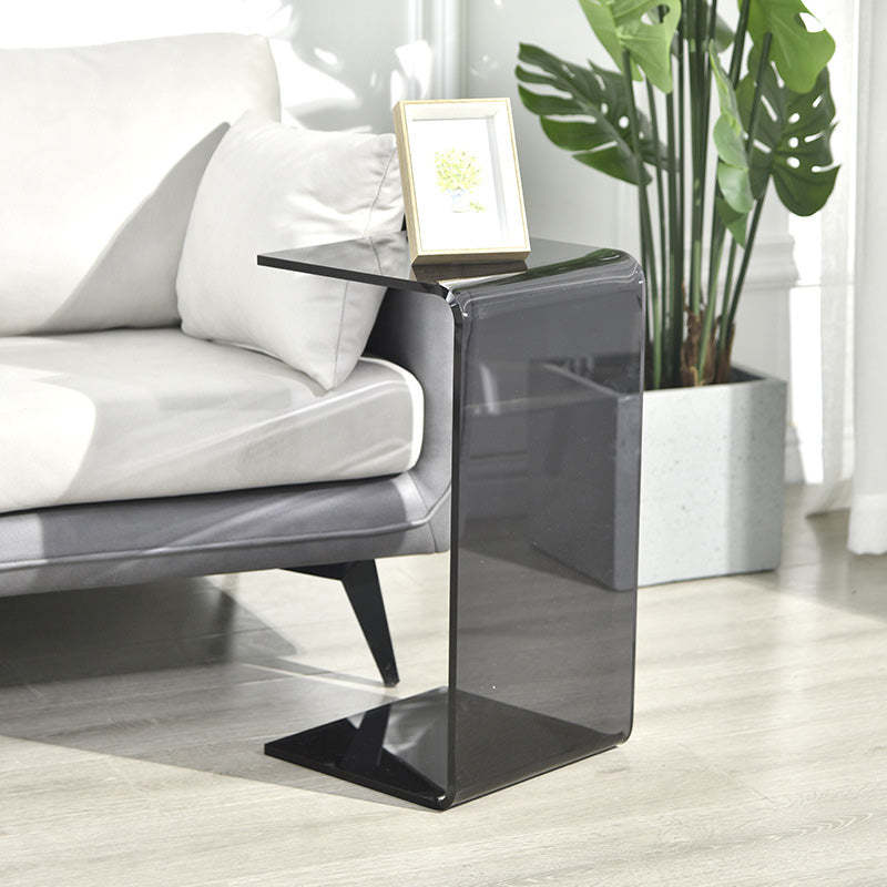 Minimalist Slab Plastic Acrylic End Table