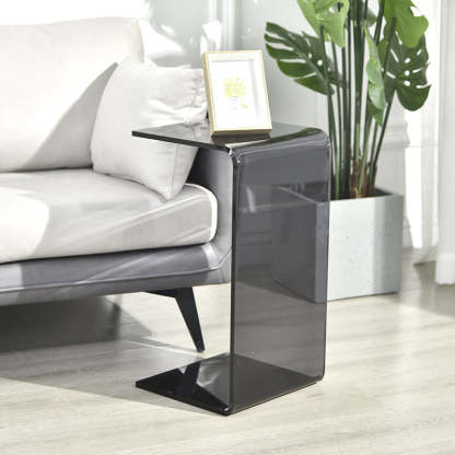 Minimalist Slab Plastic Acrylic End Table