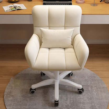 Nordic Velvet Swivel Height-Adjustable Desk Chair