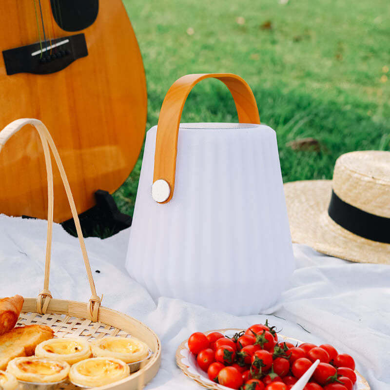 Modern Portable Basket Bluetooth USB Outdoor Light