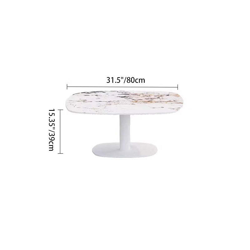 Boho Waterproof Rattan Rope Round Outdoor Side Table