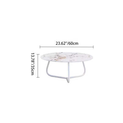 Boho Waterproof Rattan Rope Round Outdoor Side Table