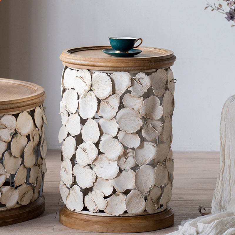 Modern Art Deco Petals Wood Coffee Table