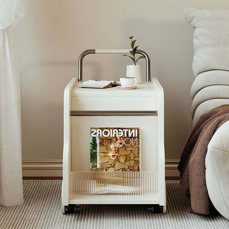 Nordic Trolley Metal Acrylic Side Table