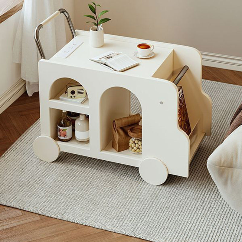 Nordic Trolley Metal Acrylic Side Table