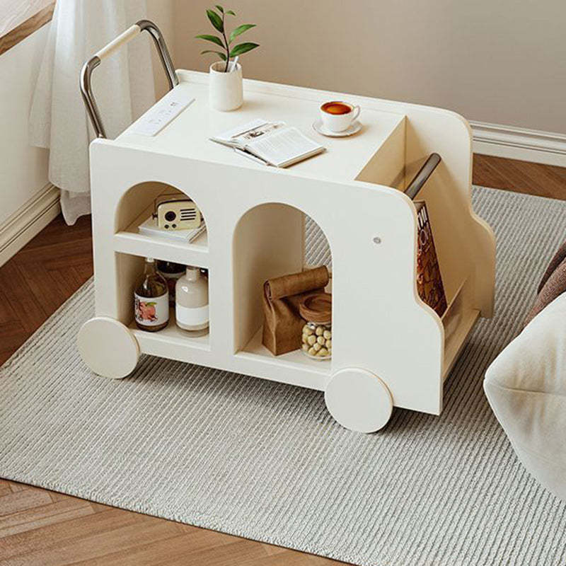 Nordic Trolley Metal Acrylic Side Table