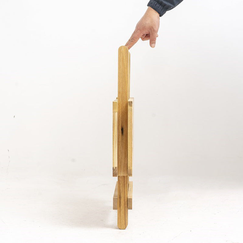 Minimalist Square Solid Wood Collapsible Coffee Table
