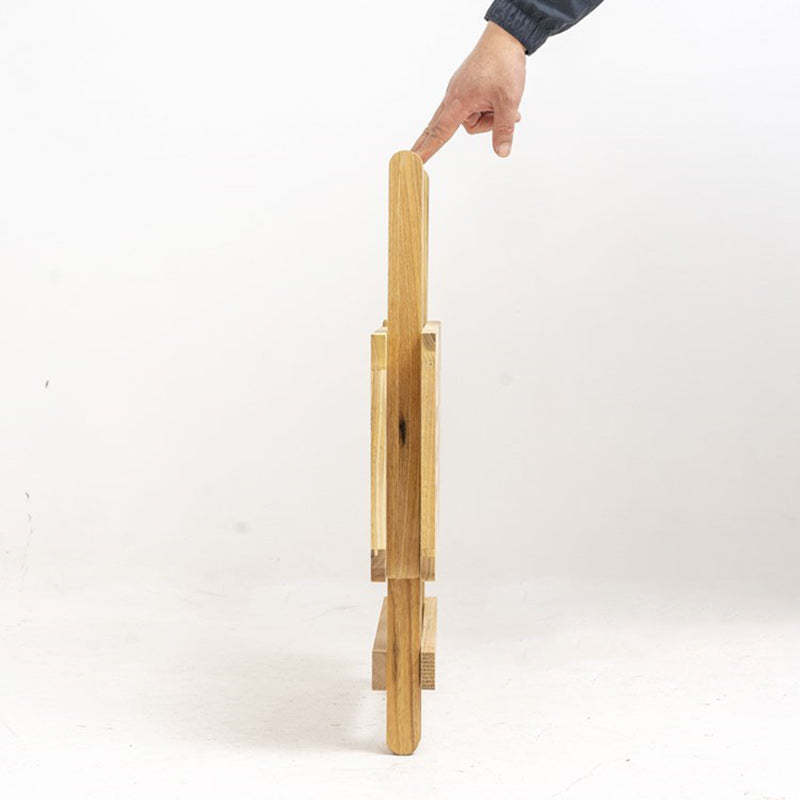 Minimalist Square Solid Wood Collapsible Coffee Table