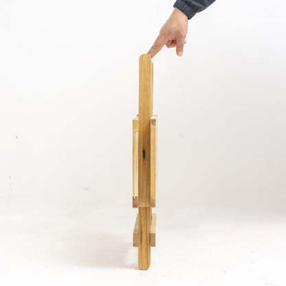 Minimalist Square Solid Wood Collapsible Coffee Table