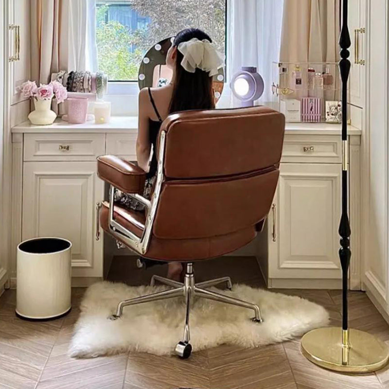 Modern PU Leather Steel Desk Chair