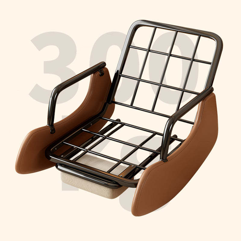 Modern Corduroy Leather Foldable Recliner