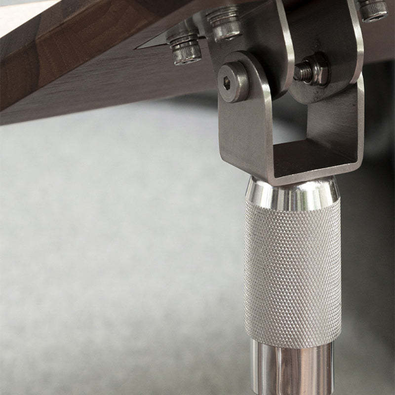 Nordic Cylindrical Solid Wood Steel Side Table