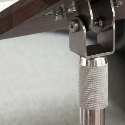 Nordic Cylindrical Solid Wood Steel Side Table