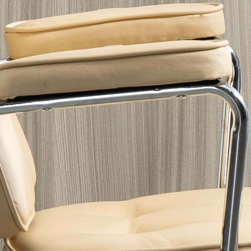 Nordic Leather Metal Desk Chair