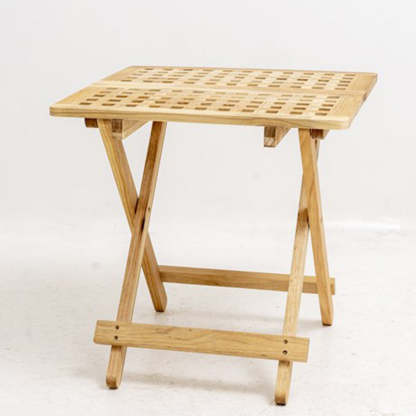 Minimalist Square Solid Wood Collapsible Coffee Table