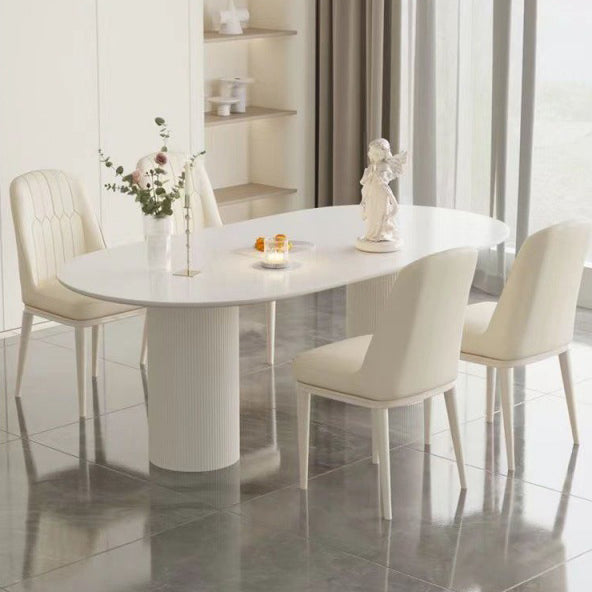 Minimalist PU Leather Steel Dining Chair