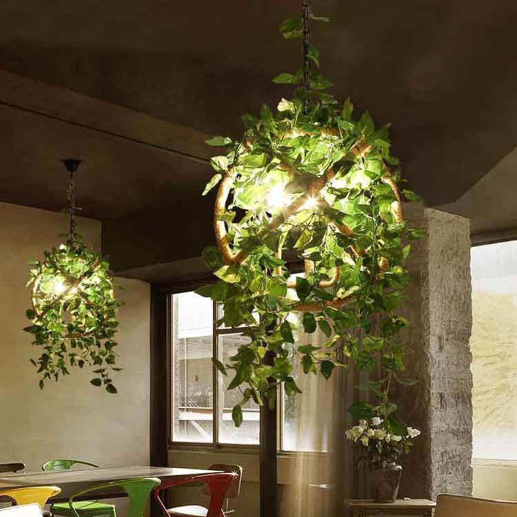 Industrial Vintage Greenery Cherry Blossom