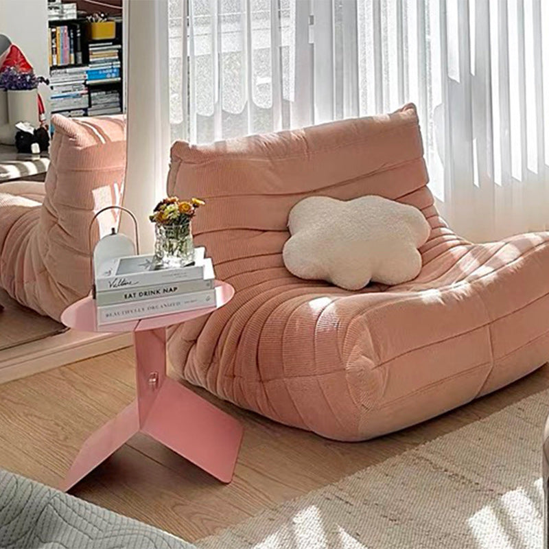 Contemporary Round Metal End Table