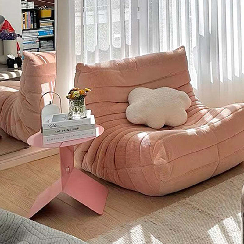 Contemporary Round Metal End Table