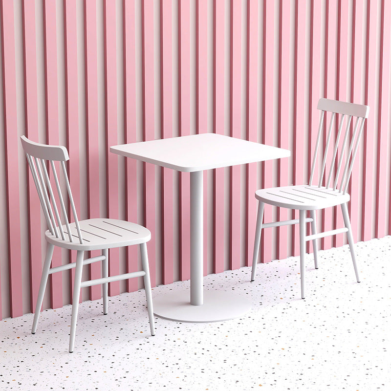 Scandinavian Square Steel Armchair